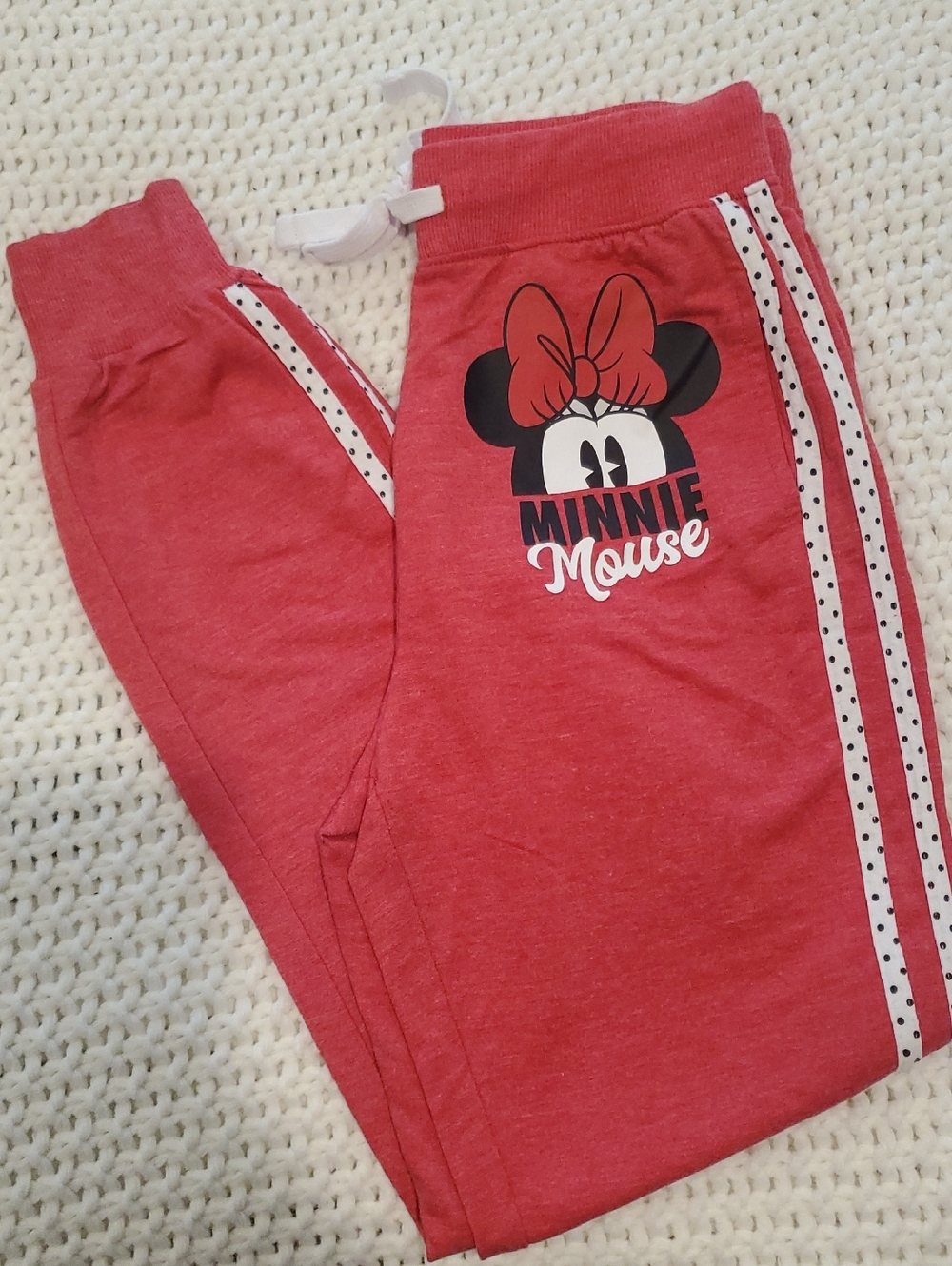 Disney Coral-Red Pullover with Logo